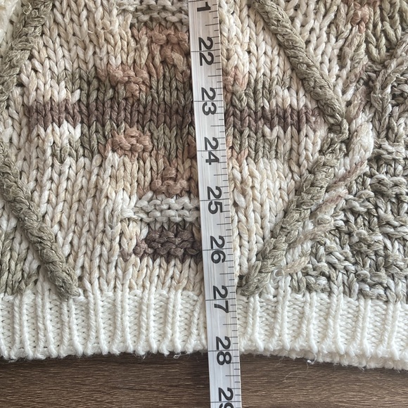 Women’s 80’s Vintage Hand Knit Large Shenanigans Ramie/Acrylic Sweater - Picture 9 of 12